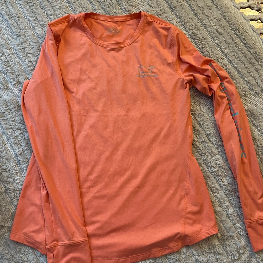 Vineyard Vines Coral Performance Tee
